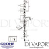 Grohe Eurosmart Cosmopolitan Single-Lever Sink Mixer Spares